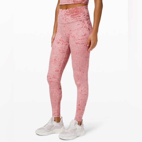 Lululemon Wunder Lounge High Rise Tight Crushed Velvet *Limited Edition* Size 12 - Picture 2 of 8